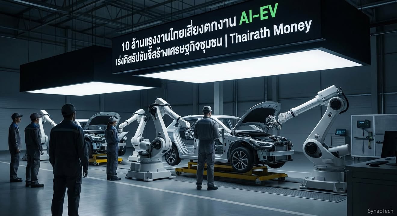 วิกฤตแรงงานไทย: AI-EV จุดชนวนมหาภัย หรือโอกาสทองที่ต้องคว้า?