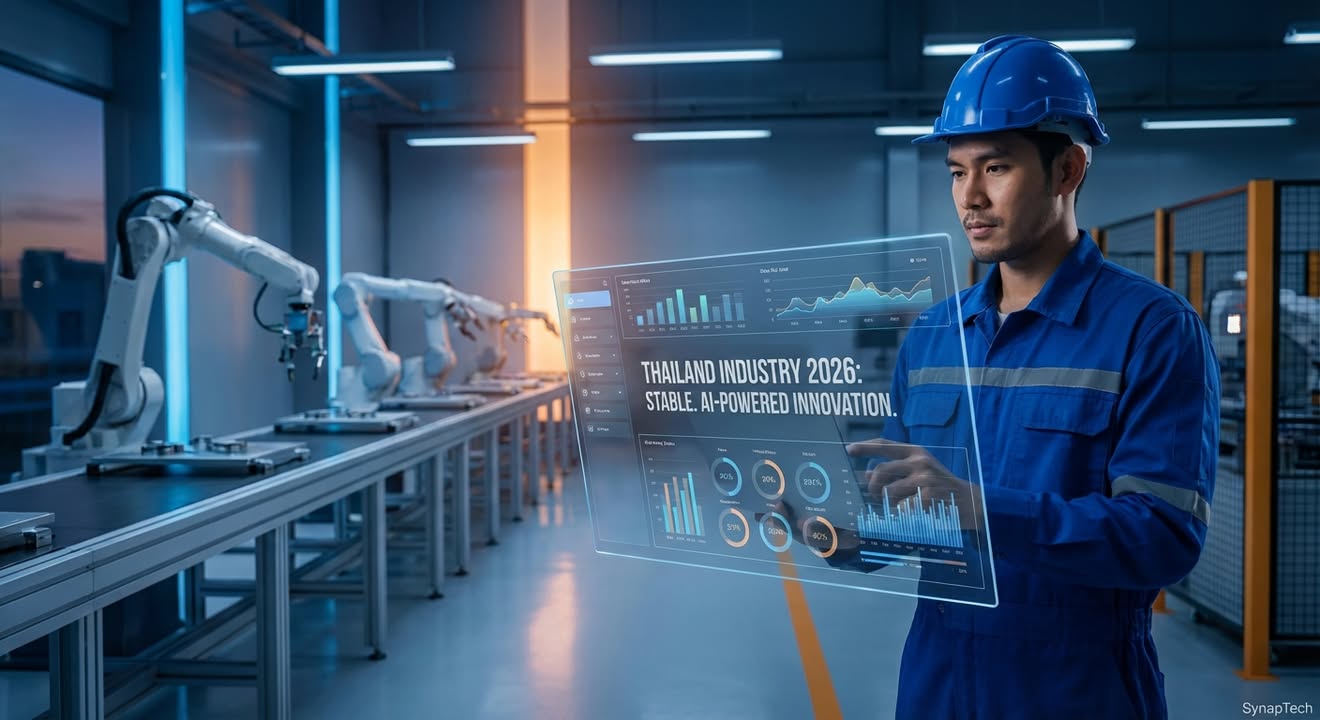 ไทยเผชิญชะตากรรมอุตสาหกรรมปี 2026: AI คือเดิมพันสุดท้ายสู่กา…