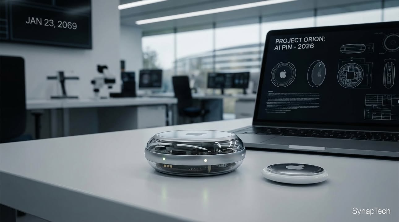 Apple เขย่าโลก AI: เข็มกลัด AI ขนาด AirTag คืออนาคตที่เรามอง…