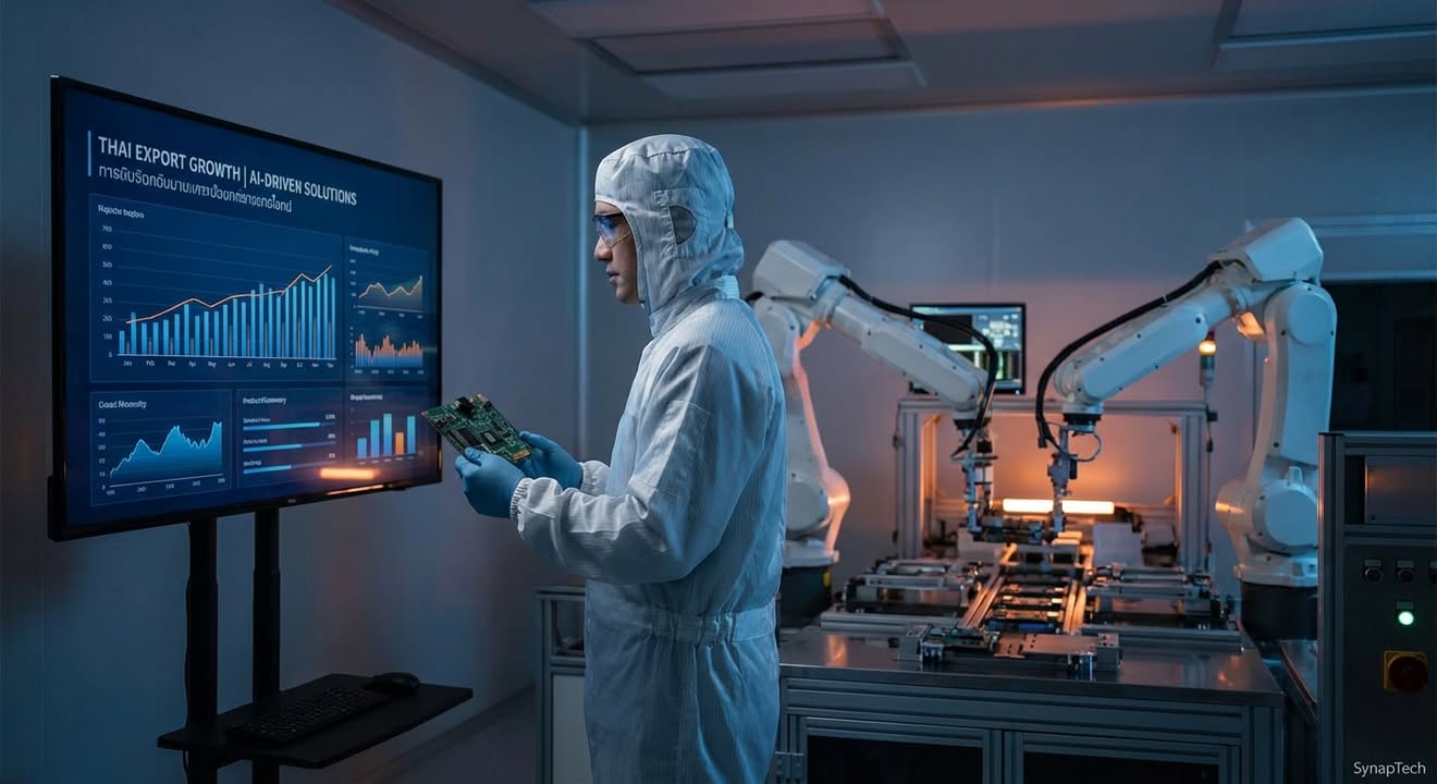 AI พลิกเกมเศรษฐกิจไทย: ส่งออกผงาด ท่ามกลางกระแสเทคโนโลยีระดั…