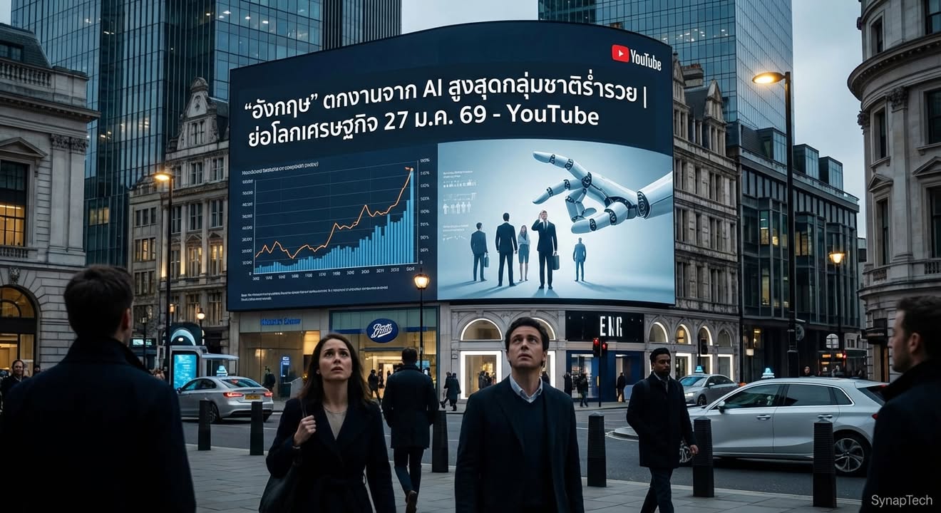 AI: ระเบิดเวลาทางเศรษฐกิจ? ทำไมอังกฤษจึงเป็นสมรภูมิแรกที่โลก…