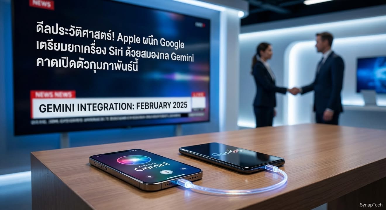 สองยักษ์รวมพลัง! Apple-Google ผนึกกำลัง ปฏิวัติ AI ครั้งประว…