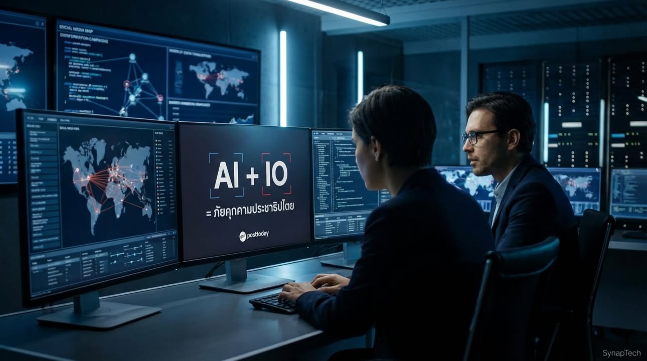 AI: ระวัง! อนาคตประชาธิปไตย อาจถูก ‘แทรกแซง’ ด้วยเงื้อมมืออั…