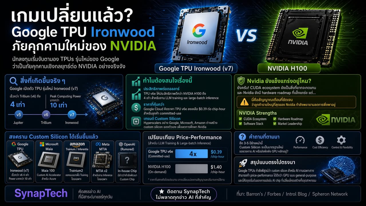ถ้ามองเผิน ๆ หลายคนอาจคิดว่า Nvidia ยังคงเป็นราชาแห่งวงการ A…