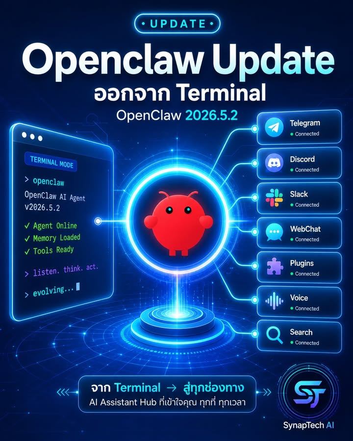 OpenClaw 2026.5.2 มาแล้ว