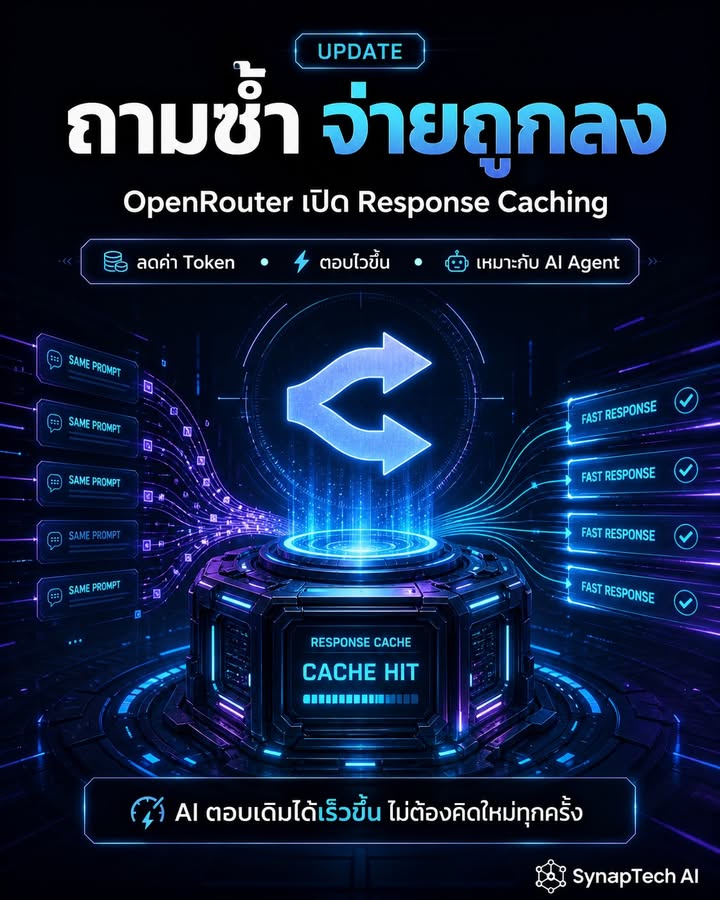 AI Agent ใช้งานซ้ำ ๆ แต่ทำไมต้องจ่าย Token ซ้ำทุกครั้ง?