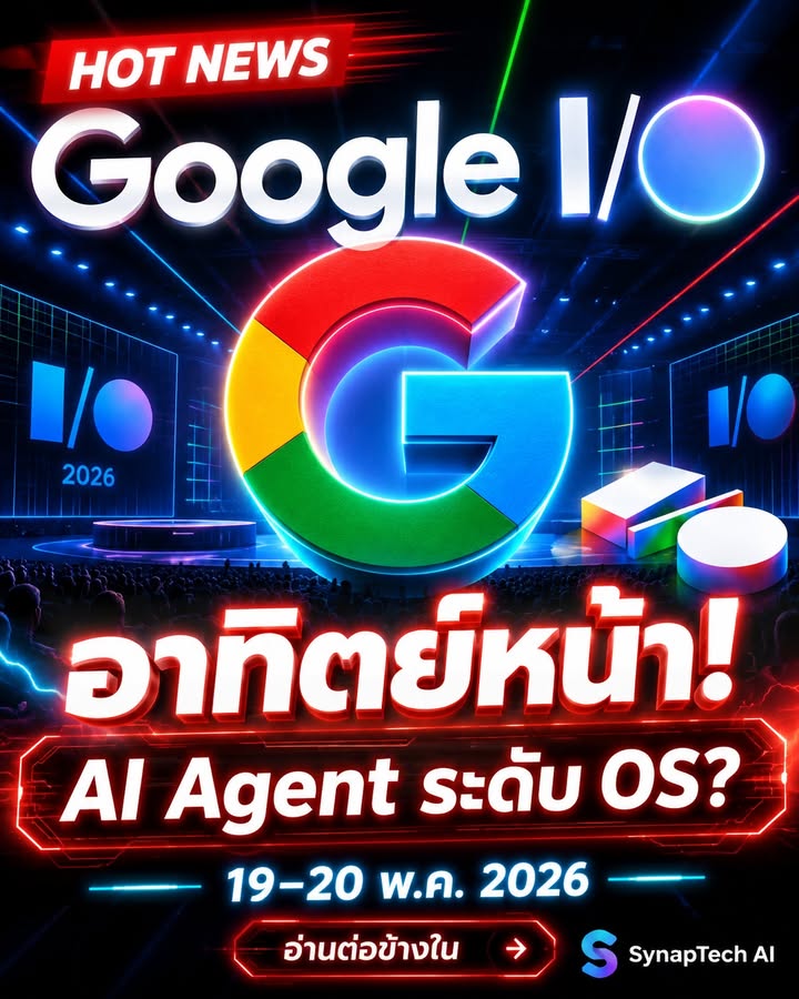 🚨 Google I/O อาทิตย์หน้า อาจไม่ใช่แค่งานเปิดตัว Android ใหม่