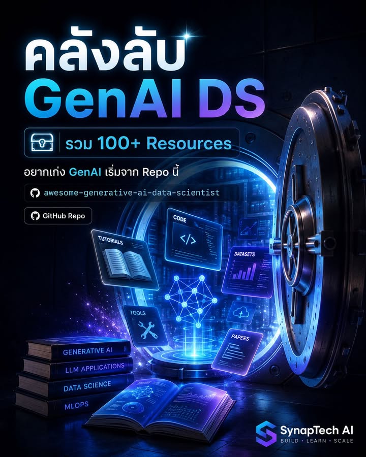 อยากอัปสกิลจาก Data Scientist → Generative AI Data Scientist…