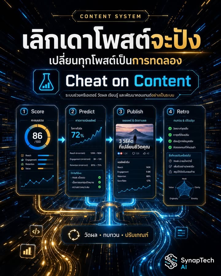 เลิกเดาว่าโพสต์ไหนจะปัง