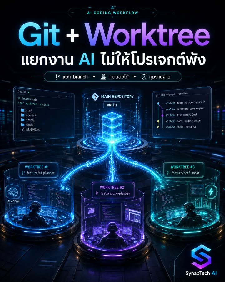 🚨 ใช้ AI Coding Agent แล้วโปรเจกต์เริ่มเละ?