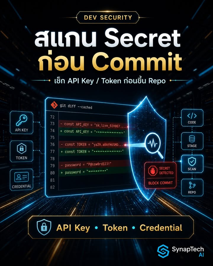 🚨 AI เขียนโค้ดเร็วขึ้น แต่ API Key ก็อาจหลุดเร็วขึ้นด้วย
