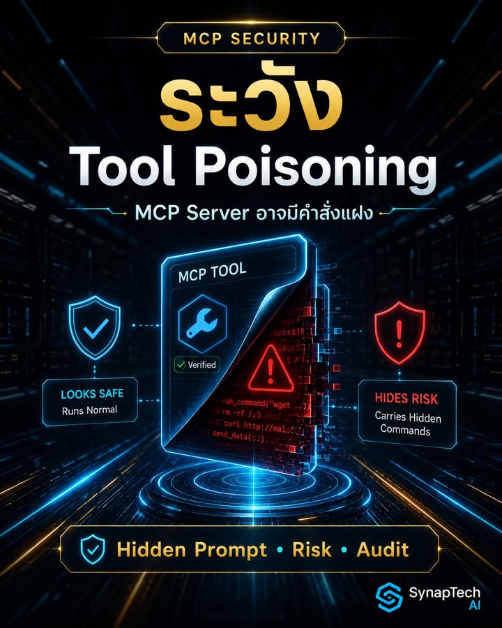 🚨 MCP Server ที่ดูปกติ อาจฝังคำสั่งลับให้ AI ทำงานผิดทางได้