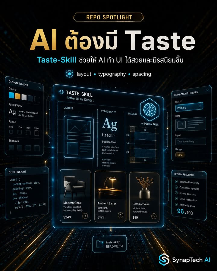 🚨 ปัญหาใหญ่ของ AI ทำเว็บ ไม่ใช่ทำไม่ได้… แต่ทำออกมาแล้ว “ดูเ…