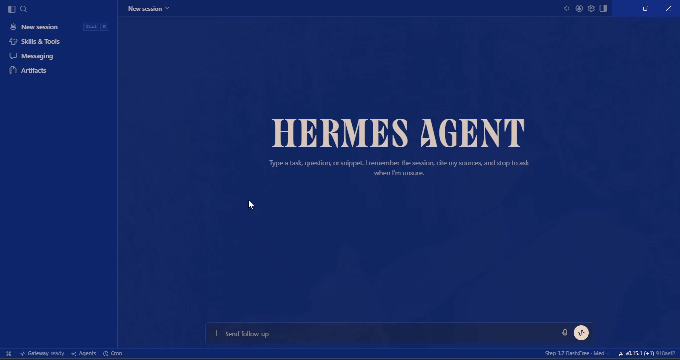 hermes agent desktop
