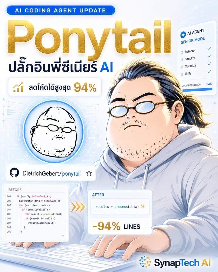 พอ AI เขียนโค้ดเยอะเกินไป…