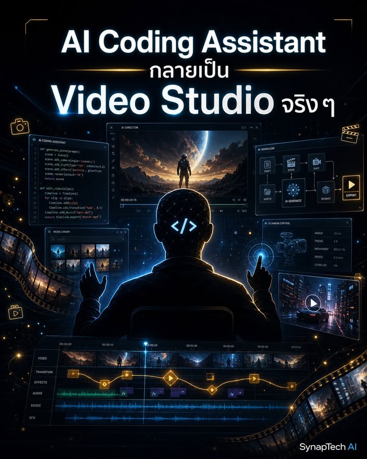 🎥 อยากให้ AI Coding Assistant ของคุณกลายเป็น “Video Producti…